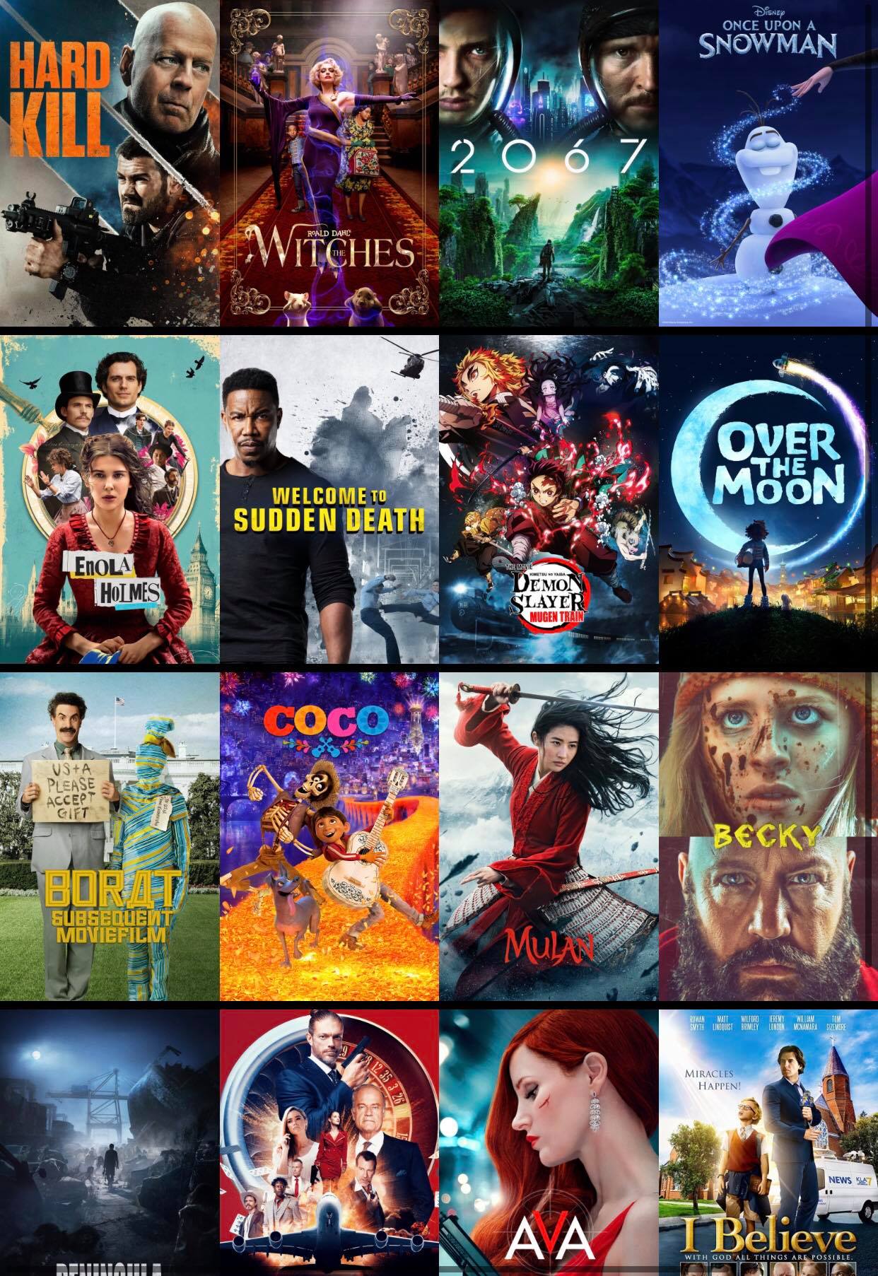 new movies front page